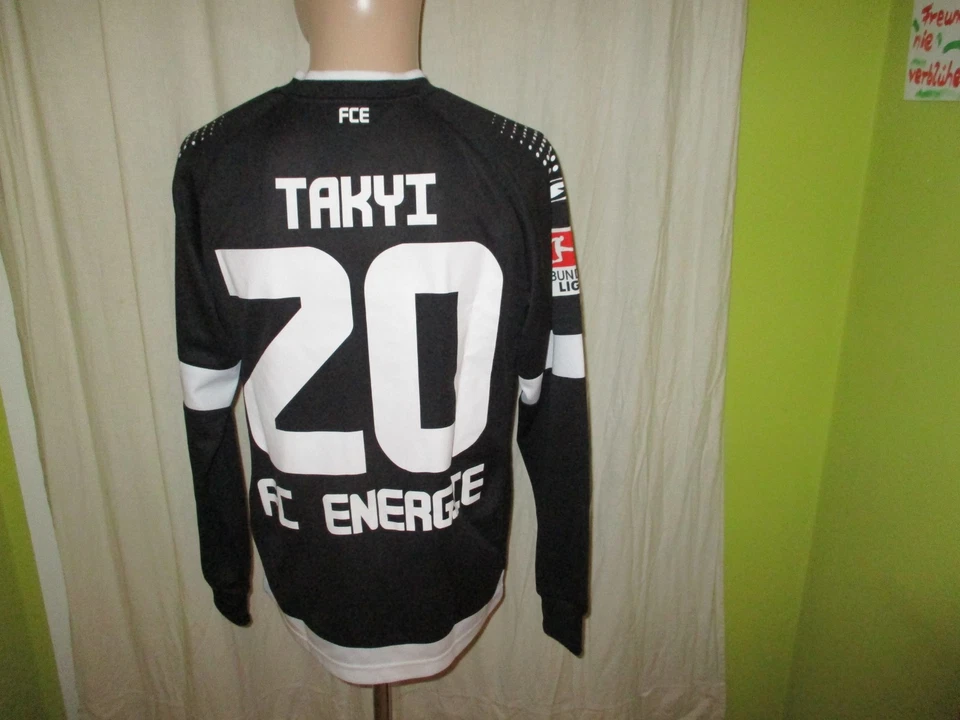 FC Energie Cottbus saller Langarm Matchworn Trikot 2013/14 + Nr.20 Takyi Gr.S - Bild 1 von 4