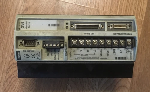 Parker Gemini Brushless AC Servo Motor Drive GV6 120V 240V 1.8KW GV6-U6E-NK 