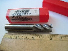 1/2" Carbide Square End Mill Accupro 07766215 1/2" x 1" x 3" 4FL, Centercutting
