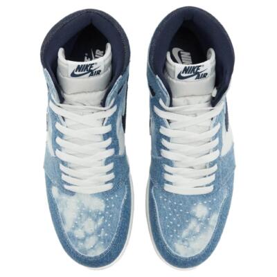Size 8.5 - Air Jordan 1 Retro OG High Denim for sale online | eBay