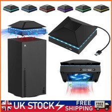 USB Top Cooling Fan For Xbox Series X Console with Colorful Light Cooling Fan