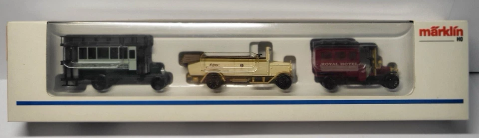 Märklin 1:87 H0 Oldtimer Set 3er Set 1885 Made in Germany TOP ZUSTAND in OVP - Bild 2 von 4