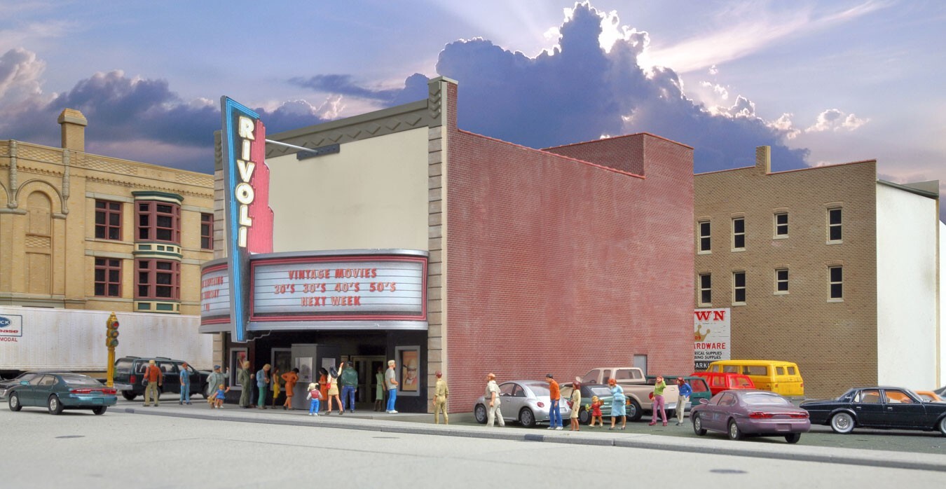 H0 Gauge - Rivoli Theater Cinema Kit - 3771 New