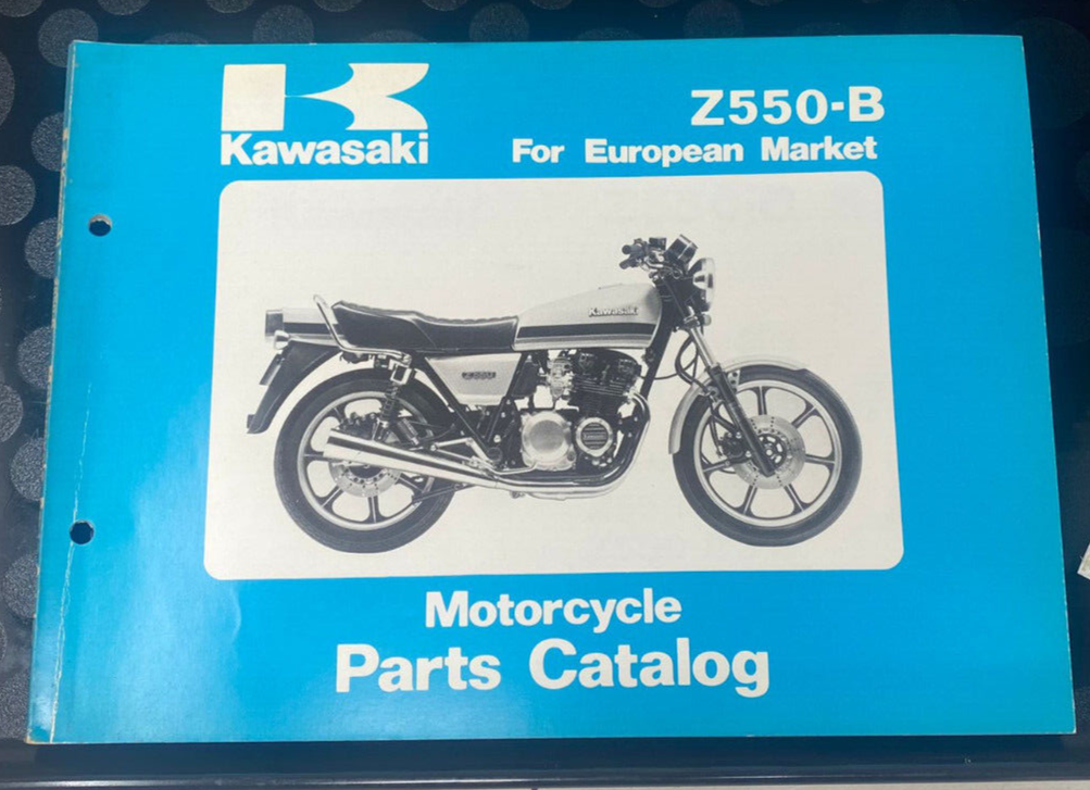 Spare Parts Pezzi Ricambio Kawasaki Kawasaki Z550-B B2-B3 1981