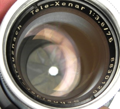 Robot Schneider 75mm f3.8 Tele-Xenar for Royal #8830120 | eBay