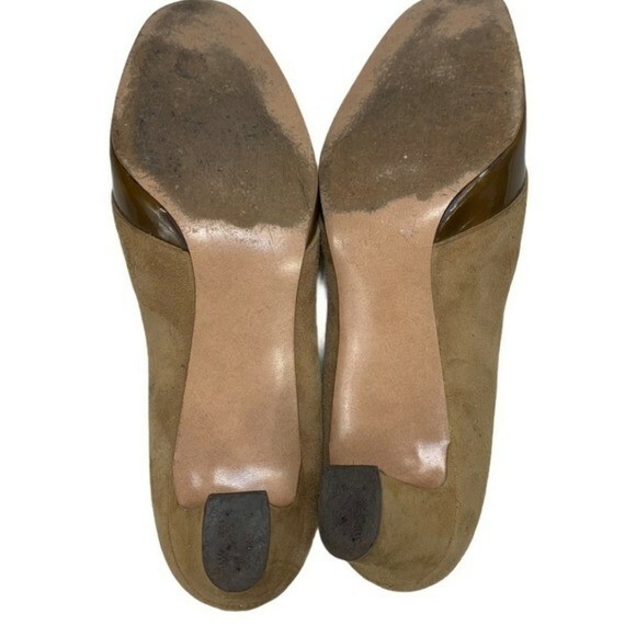 Vintage - 1940's Red Cross Tan & Brown Heels - image 8