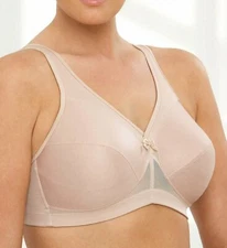 GLAMORISE Café Magic Lift Active Support Wire-Free Bra, US 40D, NWOT