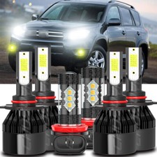 9005 9006 H11 Led Combo Headlight Fog Light Kit High Low Beam Bulb Whiteyellow