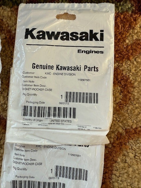 Kawasaki Gasket Rocker Case,Gasket Head, & Exhaust
