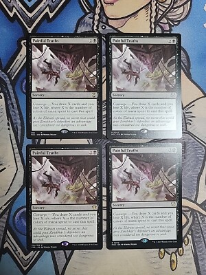 4x Painful Truths - NM/M Mixed Sets C20 NCC MOC MTG Magic