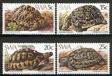 South West Africa 1982, Wild Turtles set VF MNH, Mi 516-519