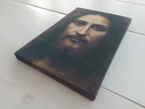 The Shroud of Turin Jesus Christ Face Canvas Print, Gallery Wrapped Print Canvas - Picture 2 of 11