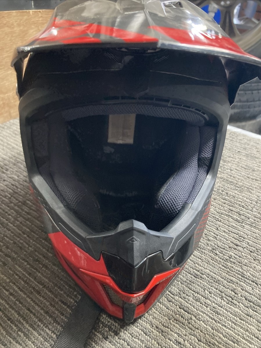 HJC CL-XY II ヘルメット レッド/グレー HJC CL-XY II Cross Up Helmet Red/Grey | Size M | Youth | APC
