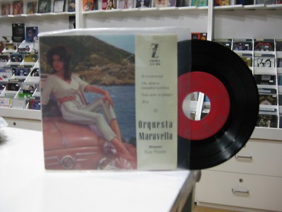 ORQUESTA MARAVELLA 7'' EP SINGLE SPANISH EL CONTINENTAL + 3. 1962 