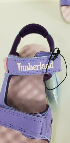 Sandalias De Tira Timberland Para Niños Perkins Row Lila Claro RRP £40 - Imagen 4 de 10