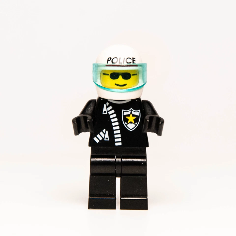 Lego Clásico Policía Minifigura (cop010) Bicicleta Triciclo 6344 6348 6664 9293 Foto 2 de 4