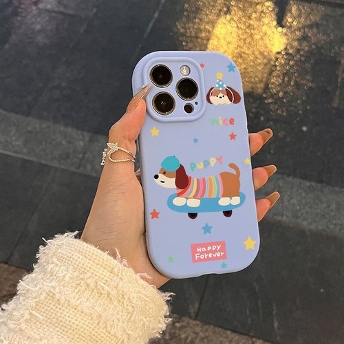 Case For iPhone 16 Pro Max 15 14 13 12 11 XR XS 8 Skateboarding Dog Phone Cover - Picture 11 of 12