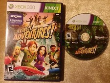 XBOX 360 Kinect Adventures Case and Insert in EX condition Disc is Good D