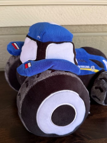 New Holland Tractor T7 Plush Toy Universal Hobbies Blue Plushie Farm Ag - Picture 7 of 10