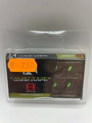 Korda Kaptor Wide Gape Göße 8 Haken Weed Green Hook