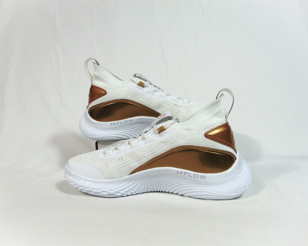 UA CURRY 8 GOLDEN ホワイト/ゴールド 26センチ Curry 8 Golden Flow White Metallic Gold Release Info | Hypebeast