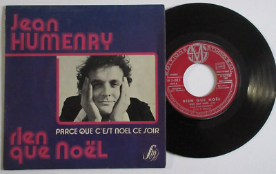 JEAN HUMENRY - nichts als Weihnachten / Weil heute Abend Weihnachten ist RAR 45T