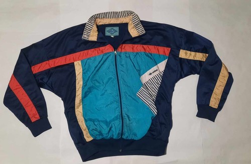 Vintage 90's Umbro tracksuit top Men's Multi-Color Rare - Picture 5 of 11