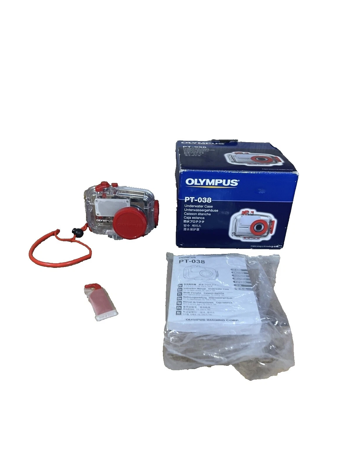 Cámara Subacuática Olympus positivo estuches y cajas