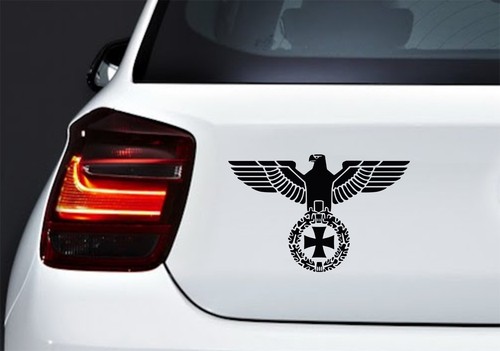 German Imperial Eagle Iron Cross Reichsadler Eisernes Kreuz Decal Sticker (ia) - Bild 3 von 9