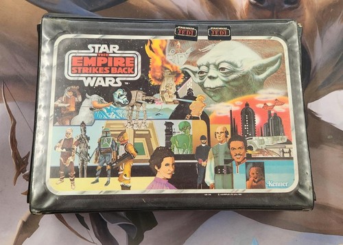 1980 Kenner Star Wars Figure Carrying Case and Lot of 16 incomplete Figures