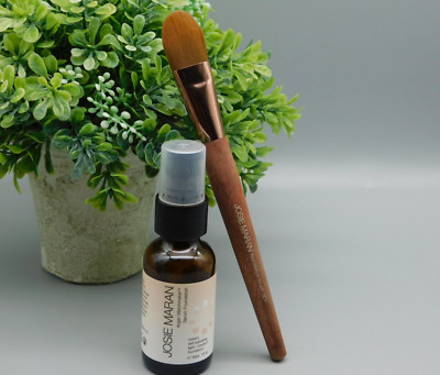 Josie Maran Argan Matchmaker Serum Foundation Light/ Medium With Brush NWOB