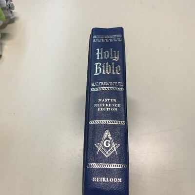 フリーメイソン 聖書 Master Reference Edition Holy Bible Masonic Master Reference Edition Red Letter heirloom