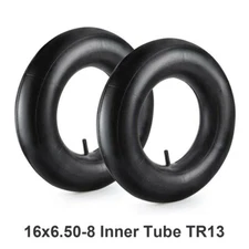 2PK 16X6.50-8 Inner Tube For Lawn Mowers Tractor Garden Carts Tire 16x6.5x8