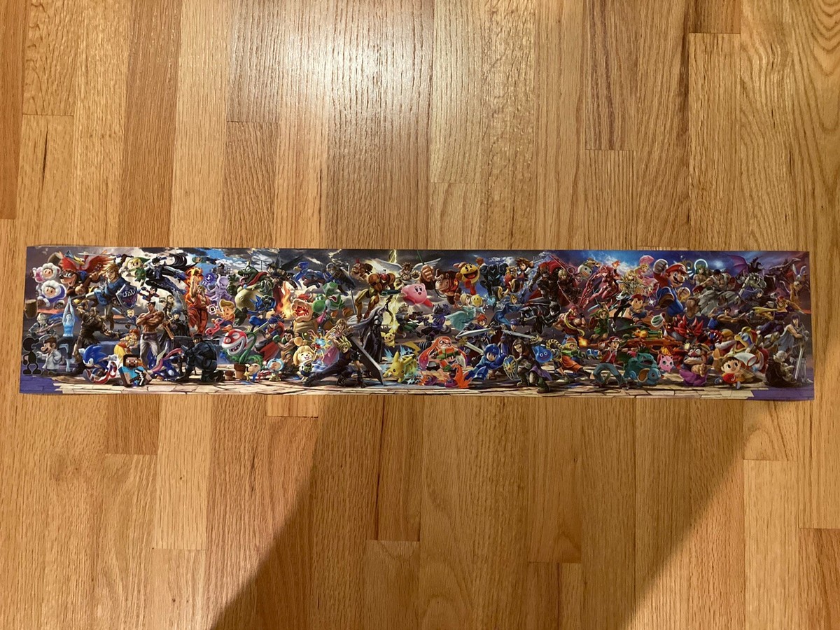 Nintendo Switch Super Smash Bros. Ultimate Long Poster Official Nintendo Switch Super Smash Bros. Ultimate Long Poster Official