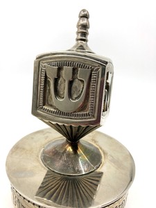 Seductive Fashion Happy Chanukah Silver Plated Dreidel Music Box By Godinger Silver Art Manual Combination Mssljapan Com
