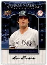2008 UPPER DECK YANKEE STADIUM BOX SET LOU PINIELLA NEW YORK YANKEES #59