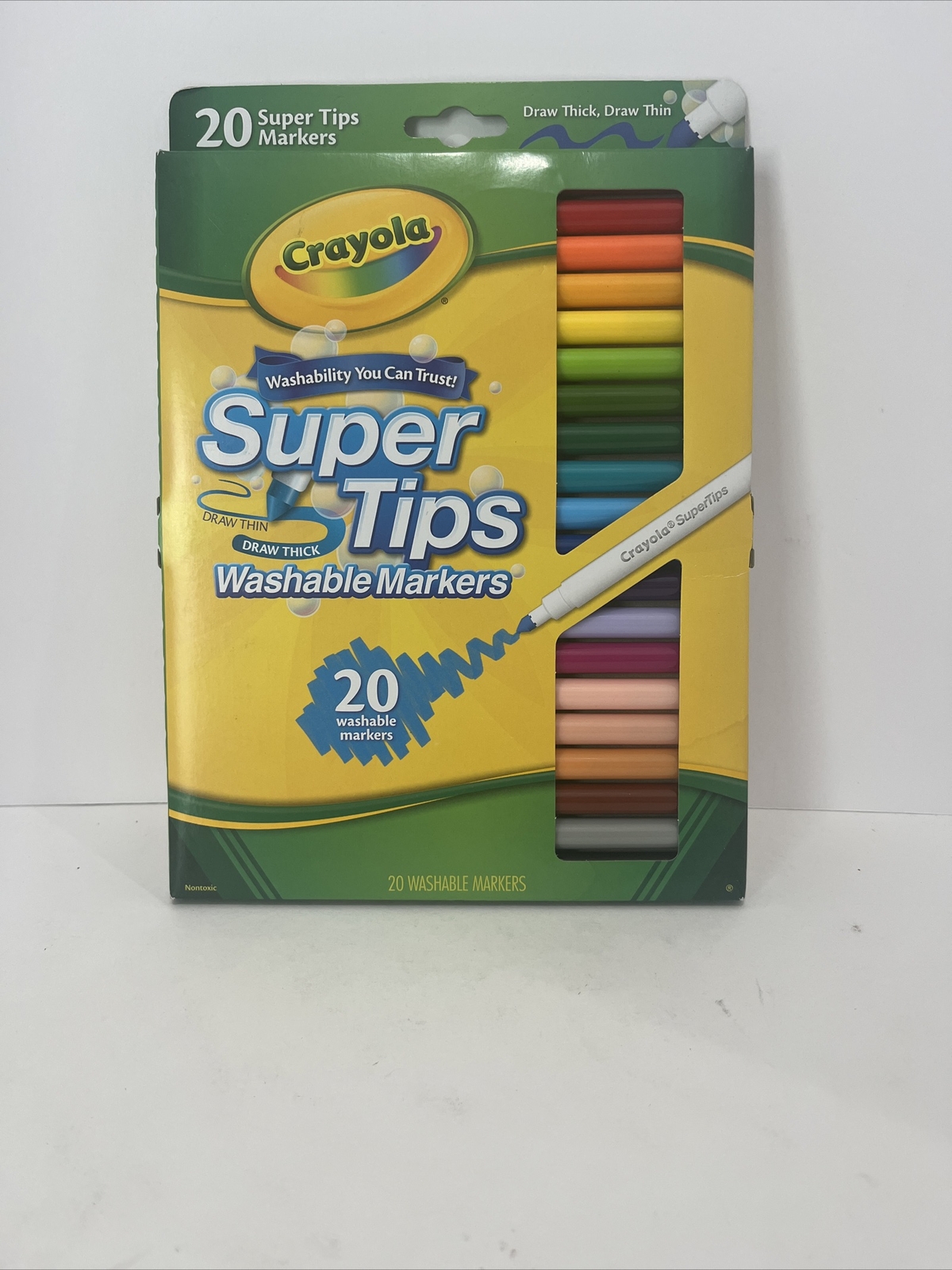 Crayola: 20 Piece Washable Markers - Super Tips Crayola Color Craft Art School