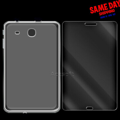 Premium Clear Screen Protector or TPU Case For Samsung Galaxy