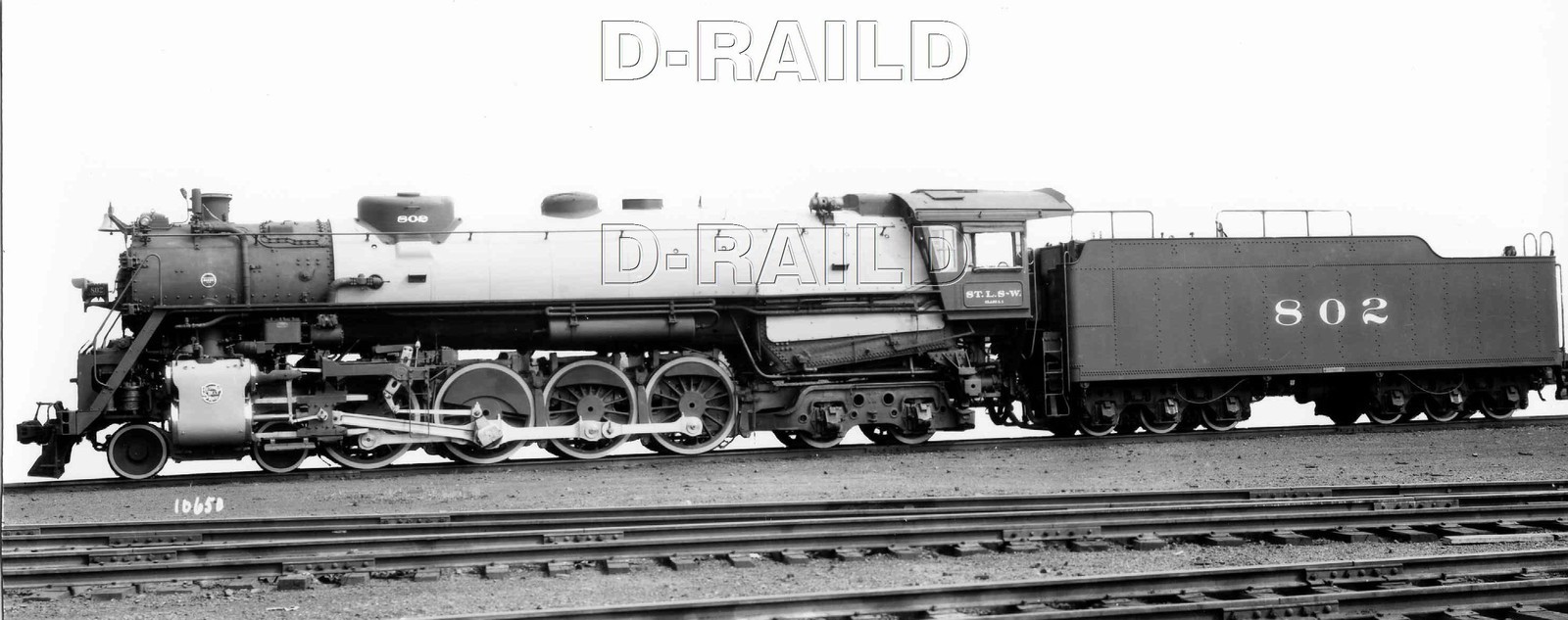 8EE001 RP StLSW COTTON BELT RAILROAD 484 LOCO 802 eBay