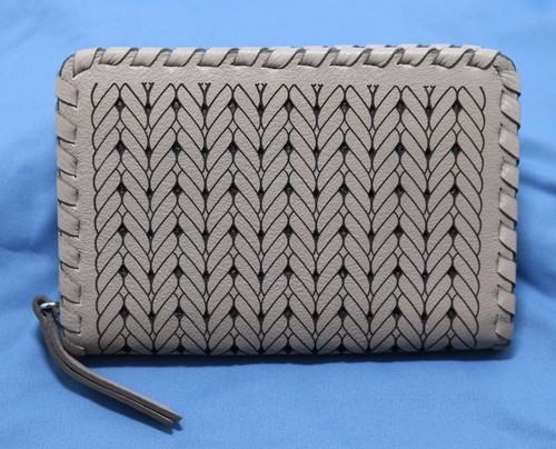 Brighton FERRARA SANTORINI NWT $220 Mink Leather Zip Around Wallet - Picture 2 of 3