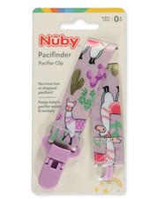 Nuby Baby Pacifinder Pacifier Clip Color: lavender Size: one size