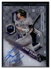 2018 Bowman High Tek Prospect Autograph #PHTRV Ryan Vilade ROCKIES AUTO