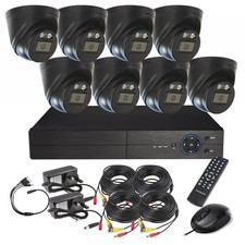CCTV Camera System DVR 5MP Lite 8 Channel Video Recorder With Hard Drive Kit UK