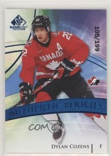 2020-21 SP Game Used Authentic Rookies Team Canada Blue Burst Dylan Cozens 1o7y