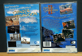 PANZER DRAGOON & PANZER DRAGOON ZWEI (SEGA SATURN) 2 Game Lot  Tested NTSC-U/C