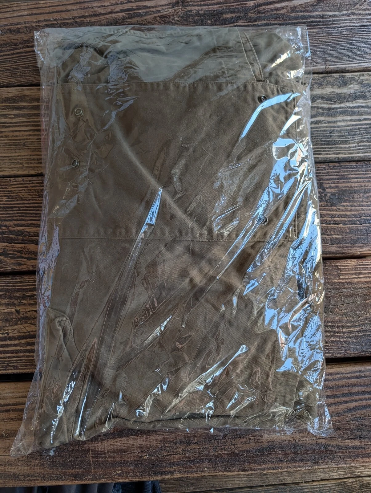 Kapital Katsuragi Tall Ring Coat EK-1514 Khaki Size 1 New Long Hooded Japan - product detail image 3