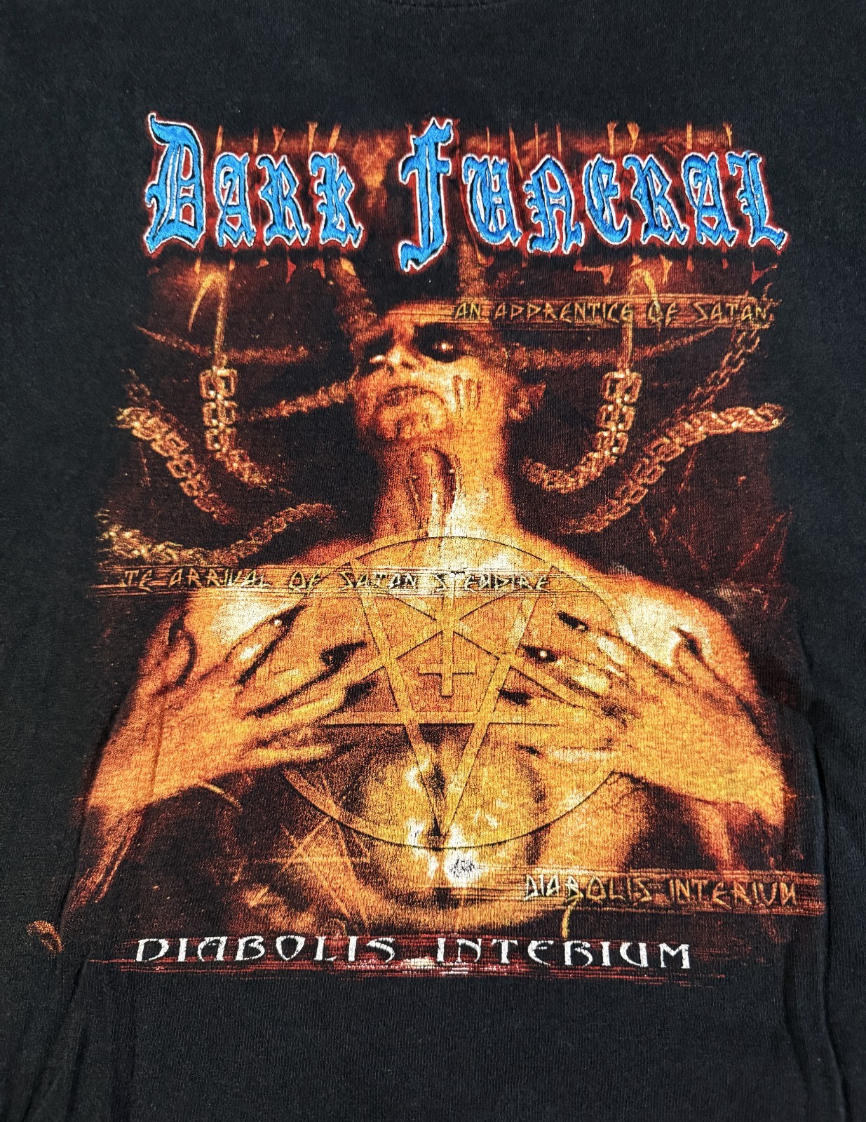 Dark Funeral Diabolis Interium Shirt R Vintage vintage concert t-shirt, vintage, size XL, single stitch, B+ condition