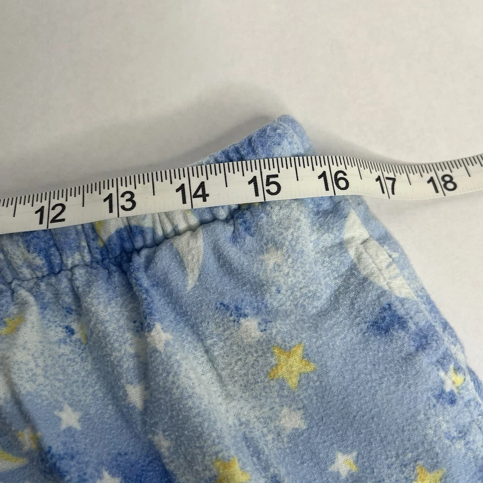 Lanz of Salzburg Classic Notch Collar Flannel Pajama Set Women’s Moon Stars Soft - Image 3 of 4