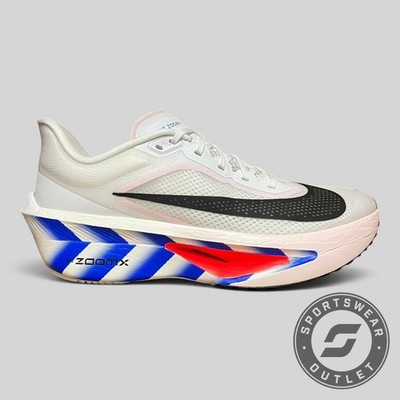 UK 10 - Nike Zoom Fly 6 Carbon Herren - Weiß/Rot/Blau (II7285-100)