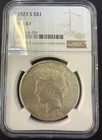 1923-S Peace Silver Dollar NGC MS 61